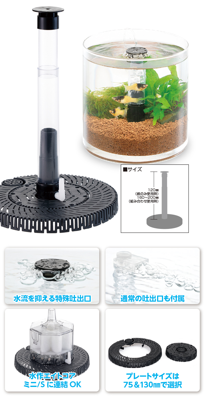 同商品の本体・使用例とプレートの公式説明写真